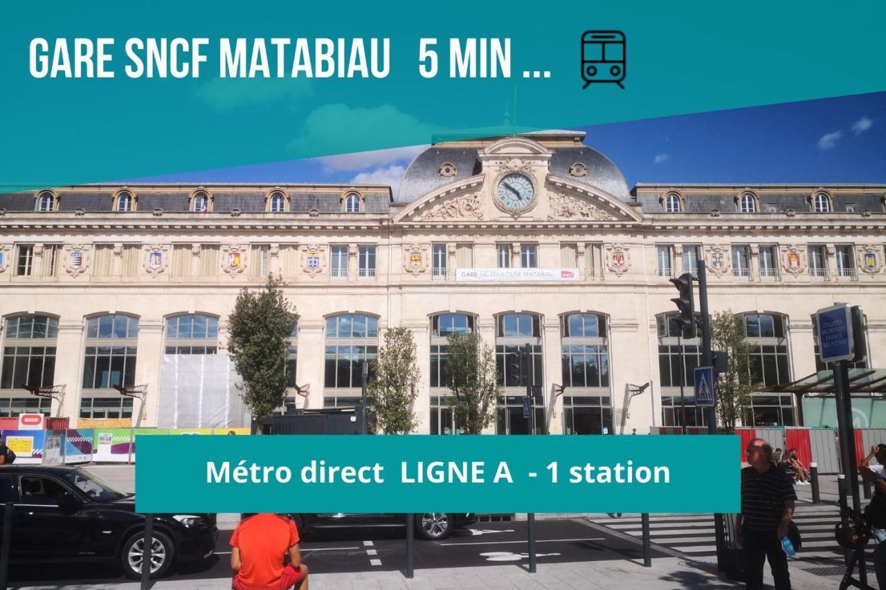 Le Jolimont - Toulousecozyflat Centre - Terrasse - Parking - Metro Appartement Buitenkant foto