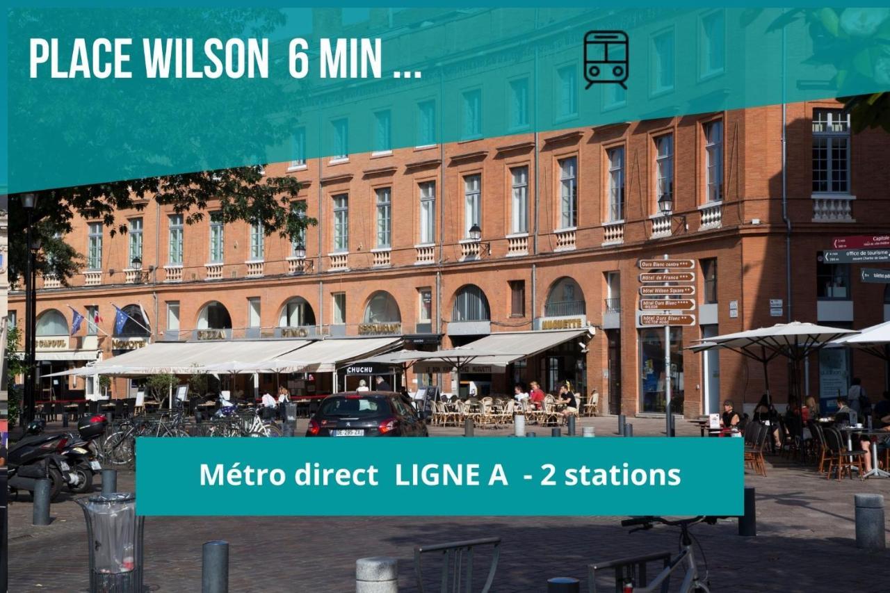 Le Jolimont - Toulousecozyflat Centre - Terrasse - Parking - Metro Appartement Buitenkant foto
